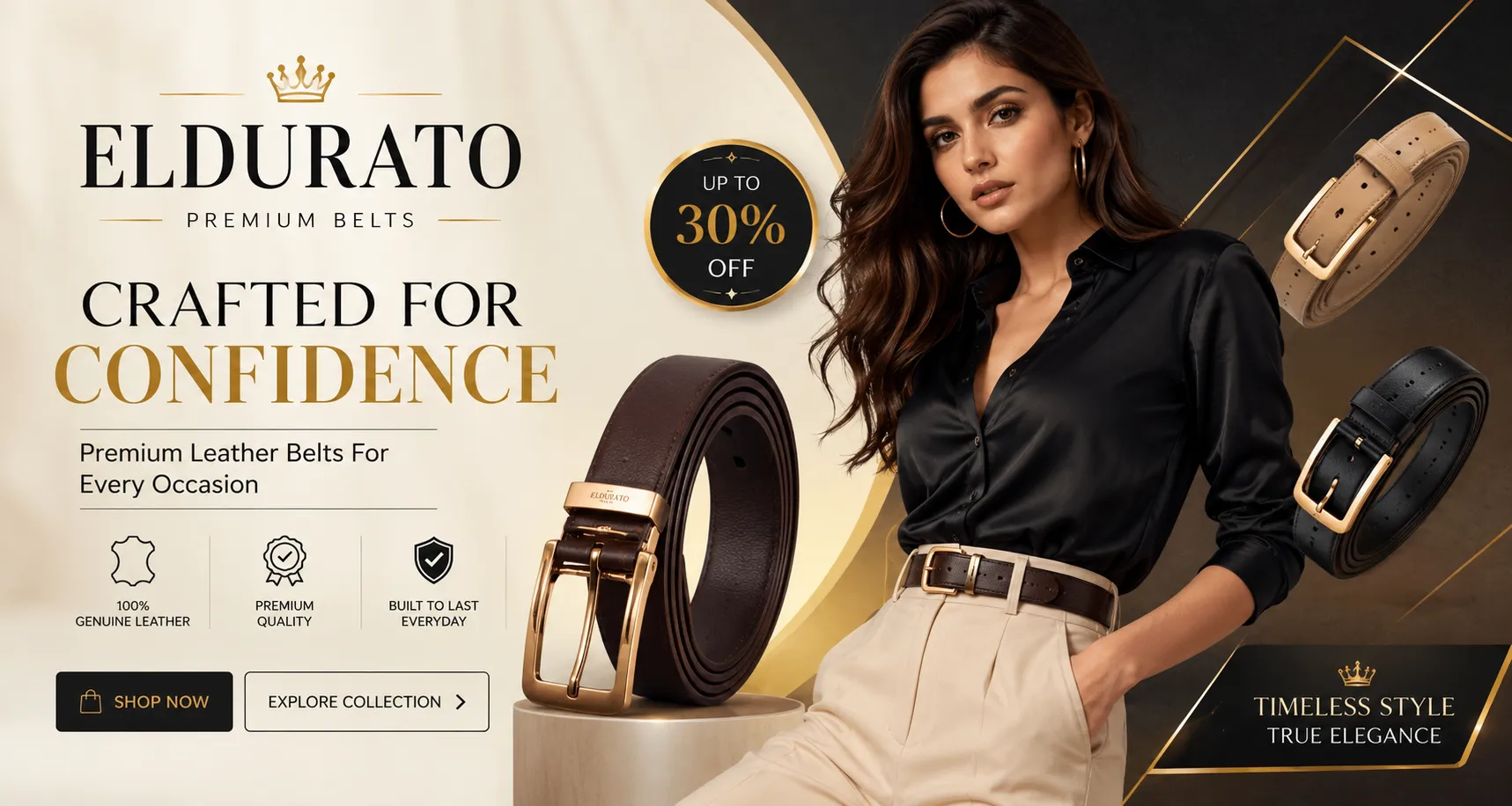Premium Leather Belts